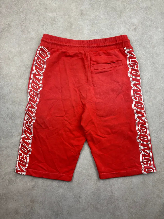 SS2020 Alexander McQueen Red Cozy Shorts wyRQilE 5