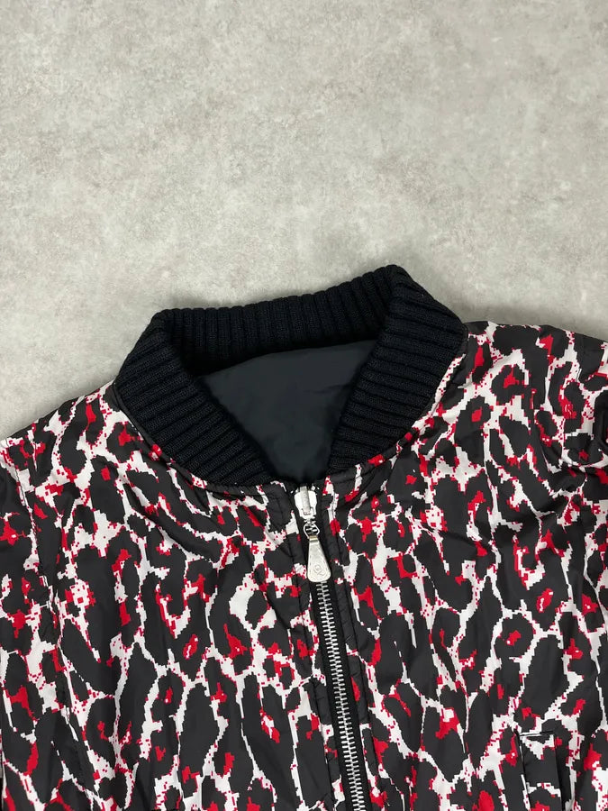AW2014 Alexander McQueen Camo Leopard Reversible Bomber Jacket ITBSjqO 10