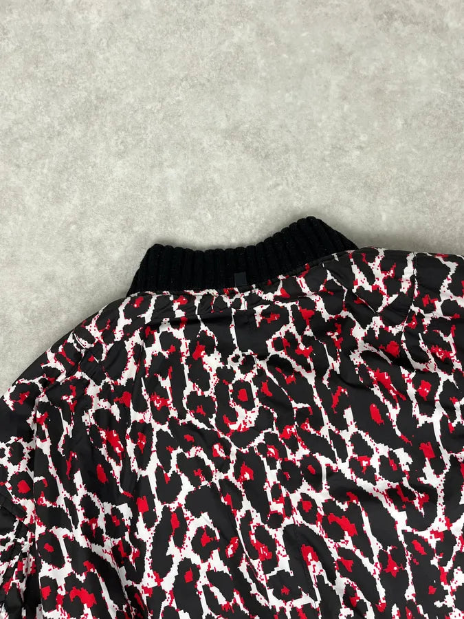 AW2014 Alexander McQueen Camo Leopard Reversible Bomber Jacket ITBSjqO 11