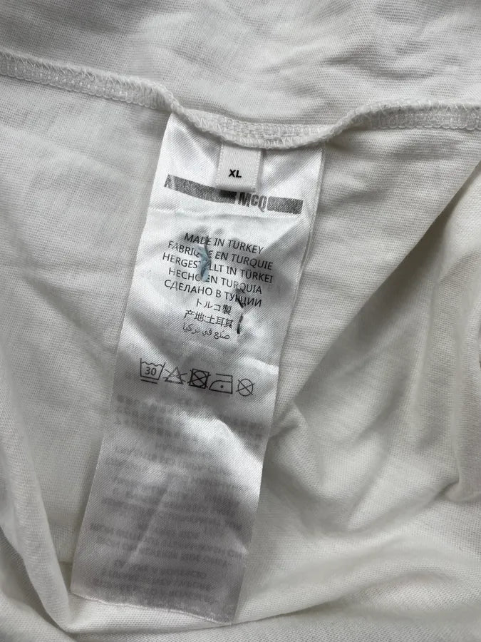 2010s Alexander McQueen White No Gods Graphic T-Shirt kCNBCLL 7