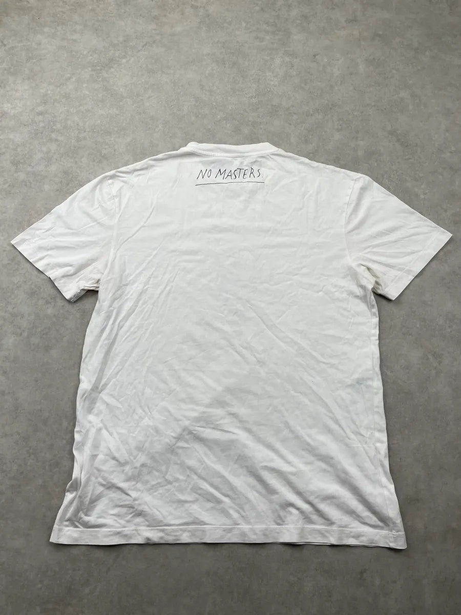 2010s Alexander McQueen White No Gods Graphic T-Shirt kCNBCLL 3