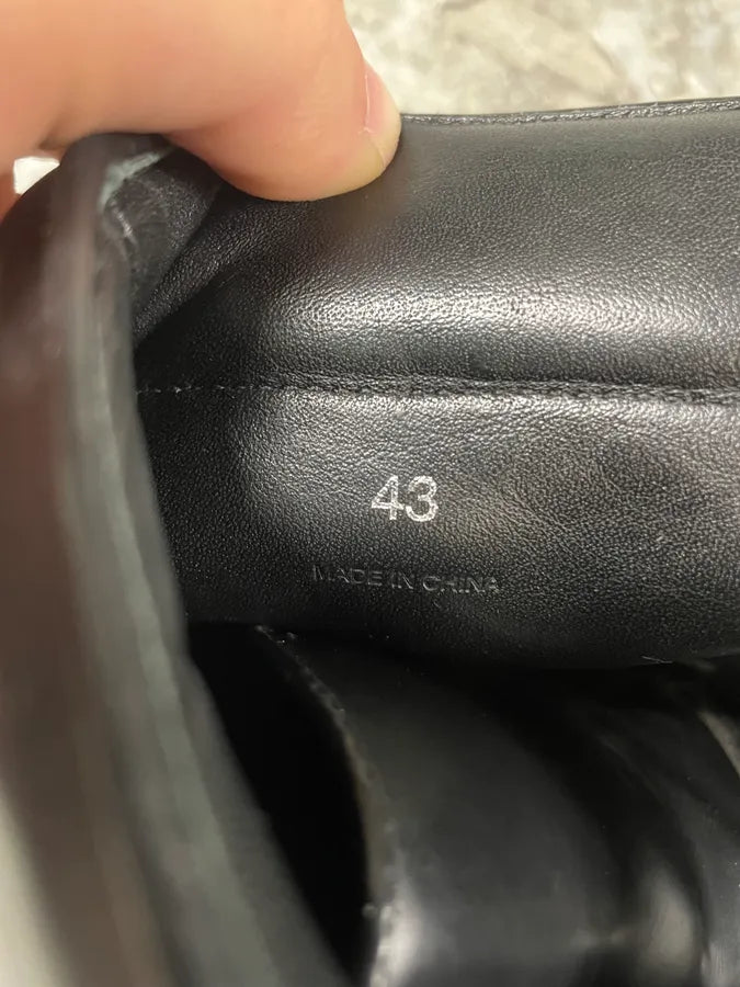 Alexander Wang Black Leather Boots (43eu/us9.5) PZrryxA 8