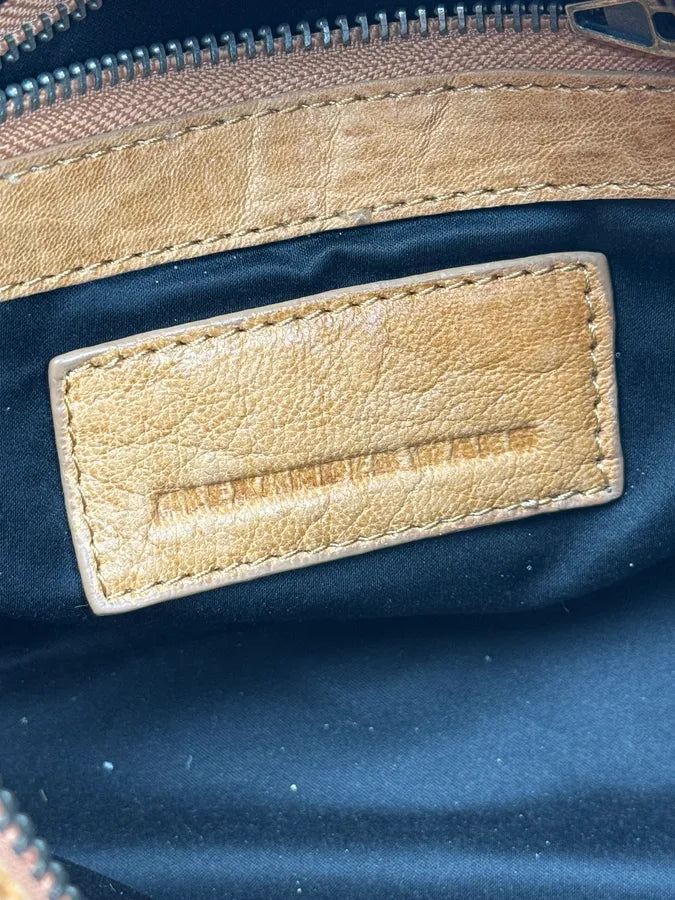 Alexander Wang Camel Leather Studded Handle Bag buAhIQh 11