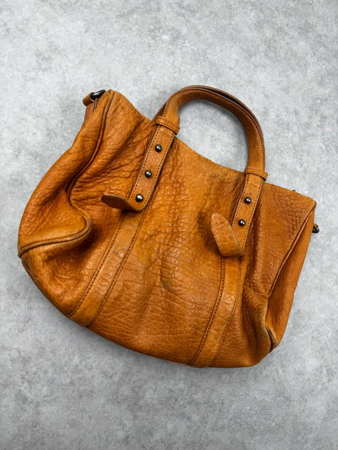 Alexander Wang Camel Leather Studded Handle Bag buAhIQh 5
