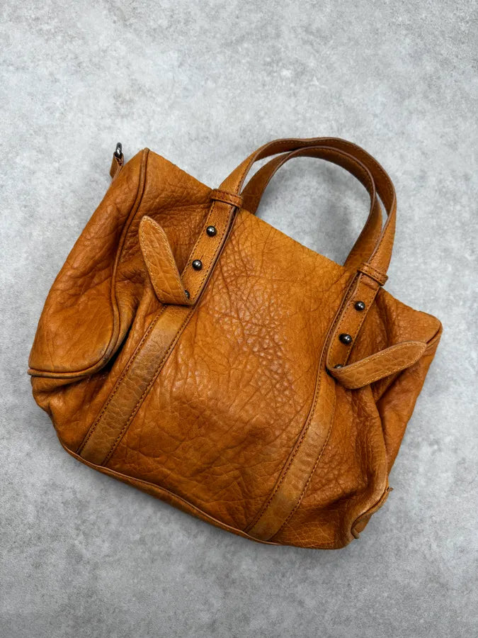 Alexander Wang Camel Leather Studded Handle Bag buAhIQh 4