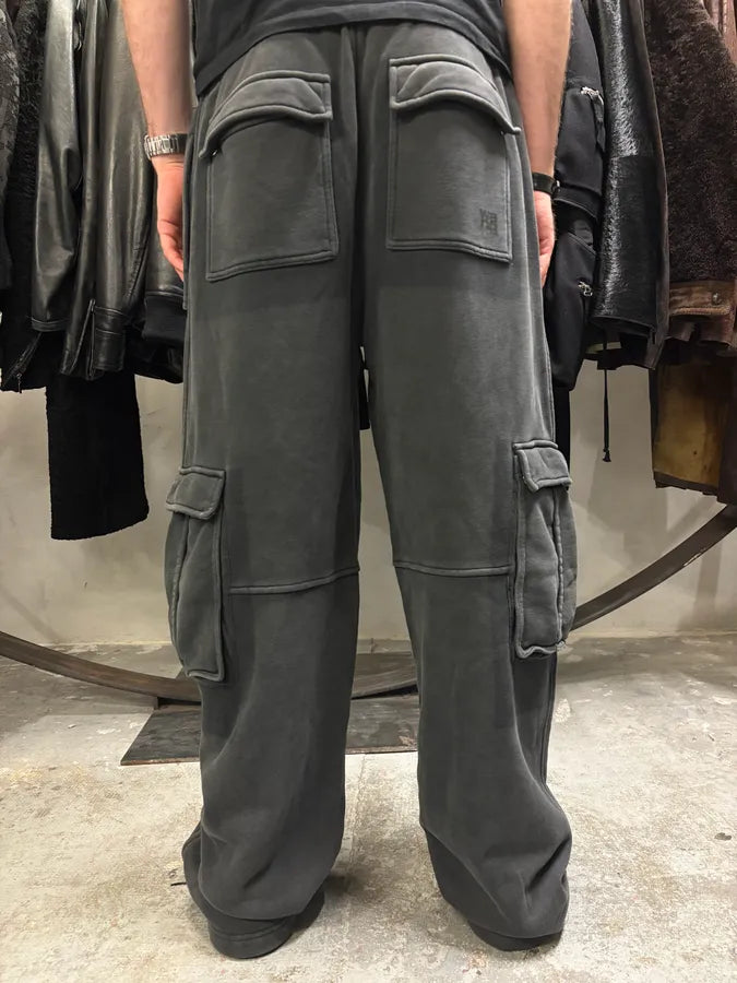 Alexander Wang Faded Grey Cargo Joggers Pants (L/XL) isapIYc 1