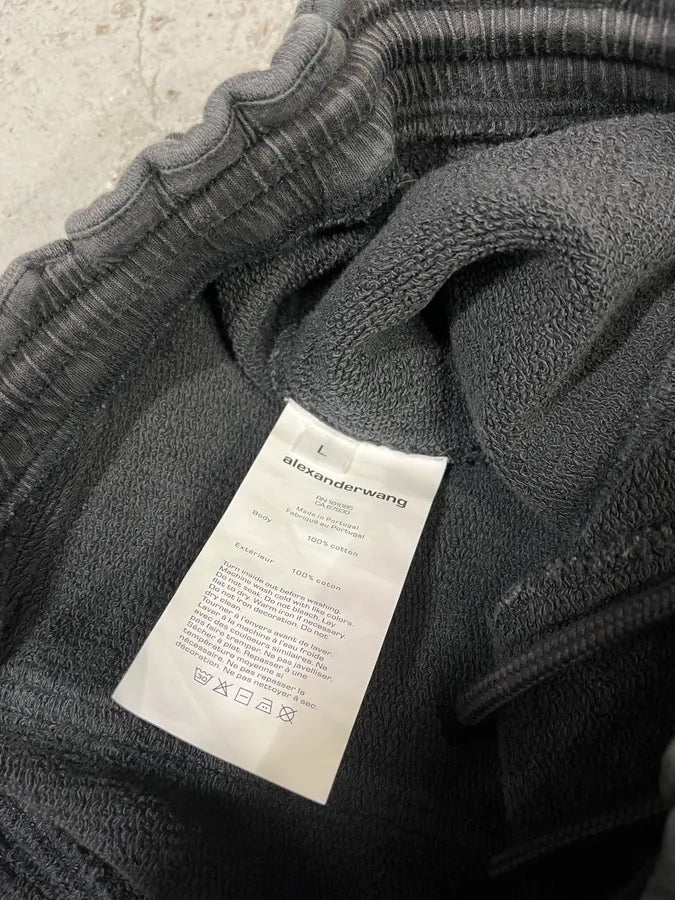 Alexander Wang Faded Grey Cargo Joggers Pants (L/XL) isapIYc 11