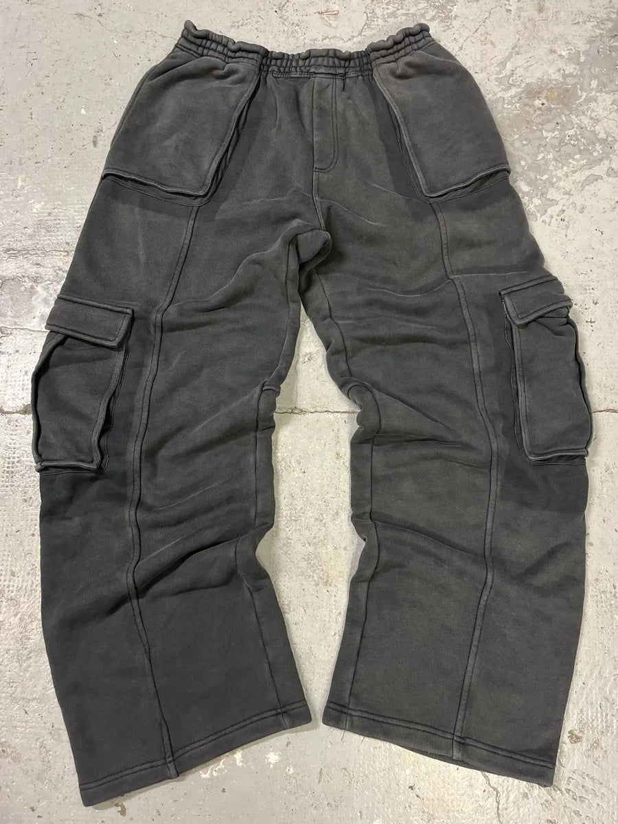 Alexander Wang Faded Grey Cargo Joggers Pants (L/XL) isapIYc 2
