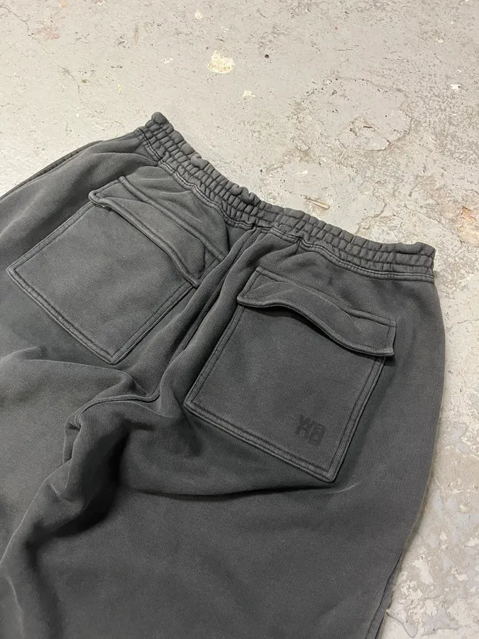 Alexander Wang Faded Grey Cargo Joggers Pants (L/XL) isapIYc 6