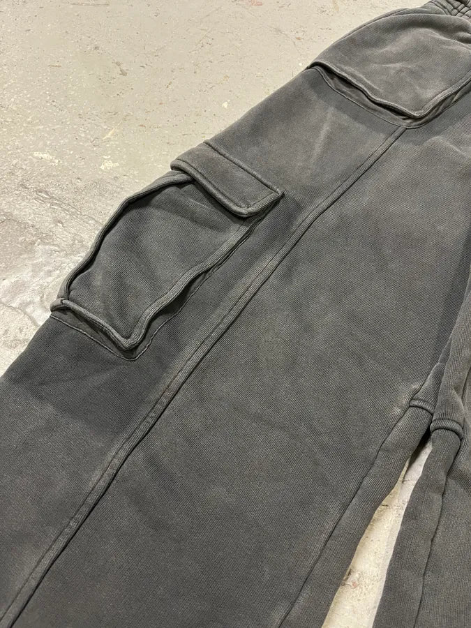 Alexander Wang Faded Grey Cargo Joggers Pants (L/XL) isapIYc 7