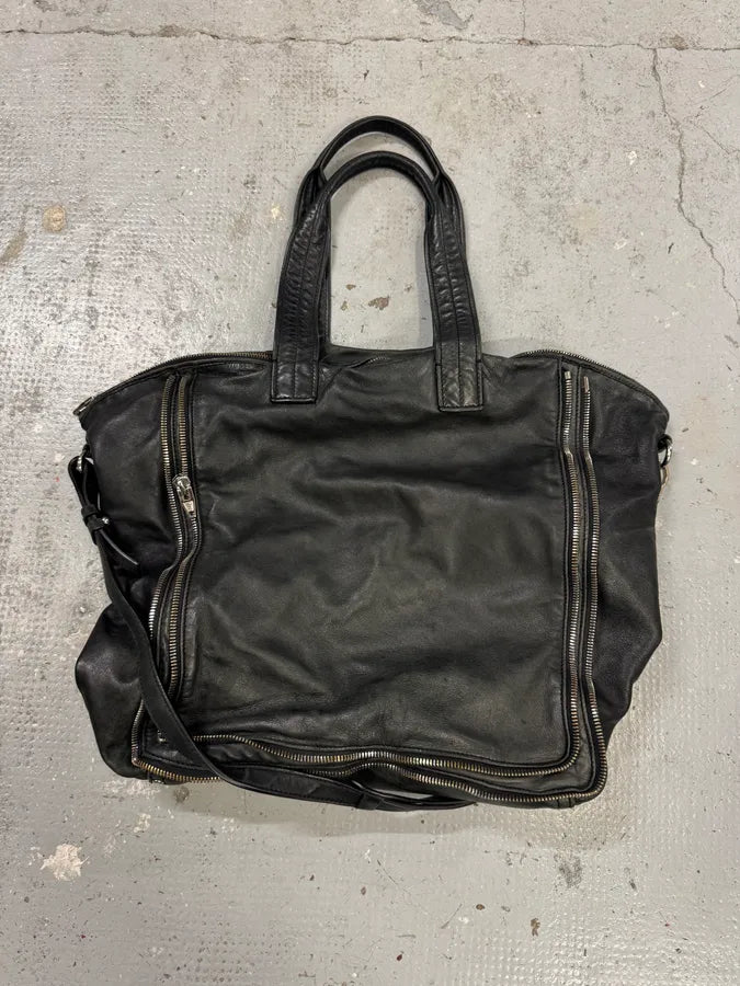 Alexander Wang Grey Avant-Garde Multi Zips Handle Bag jtBhhhL 0