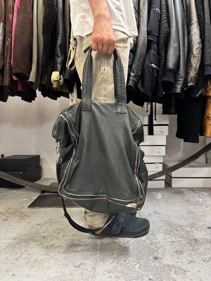 Alexander Wang Grey Avant-Garde Multi Zips Handle Bag jtBhhhL 1