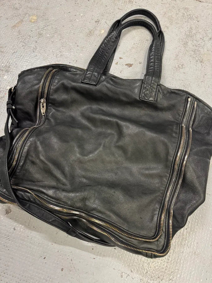 Alexander Wang Grey Avant-Garde Multi Zips Handle Bag jtBhhhL 2