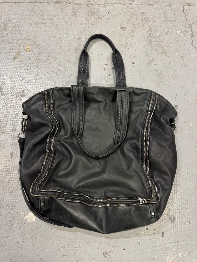 Alexander Wang Grey Avant-Garde Multi Zips Handle Bag jtBhhhL 3