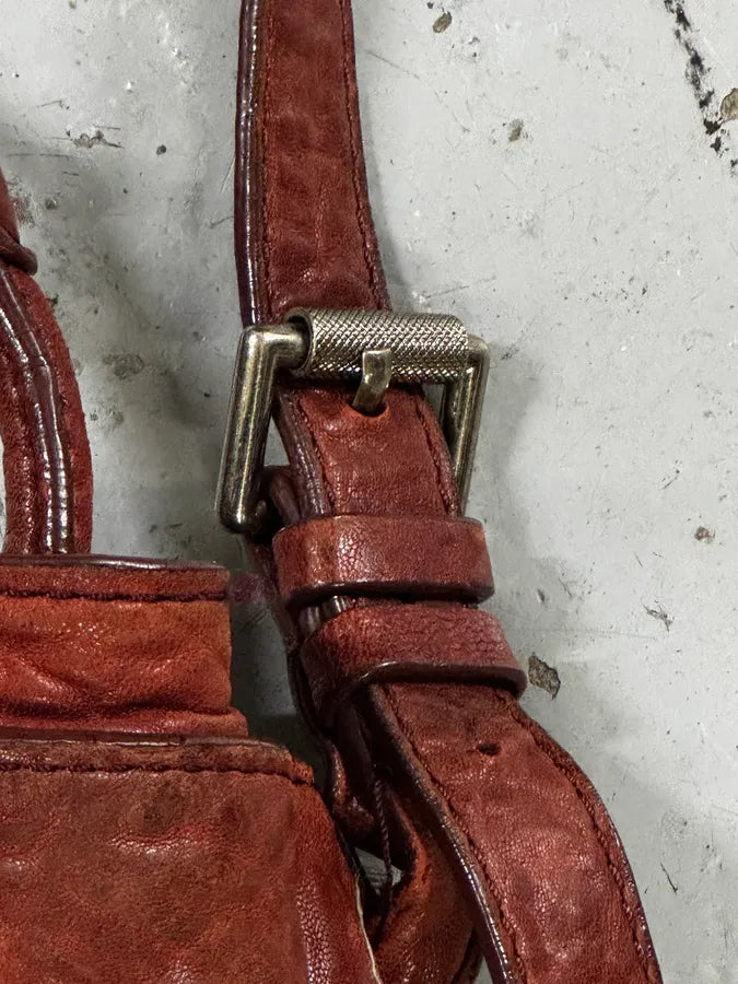 Alexander Wang Red Leather Studded Bucket Bag gWnuzVJ 12