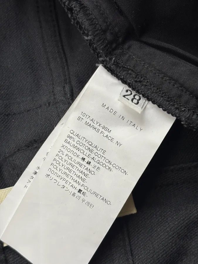 Alyx Slim Black Denim Jeans FiOXNGs 14