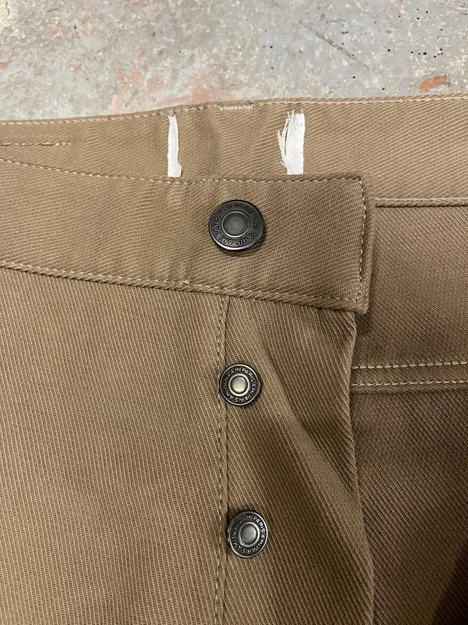 Ami Brown Straight Cozy Pants (L) UKDHGOE 6