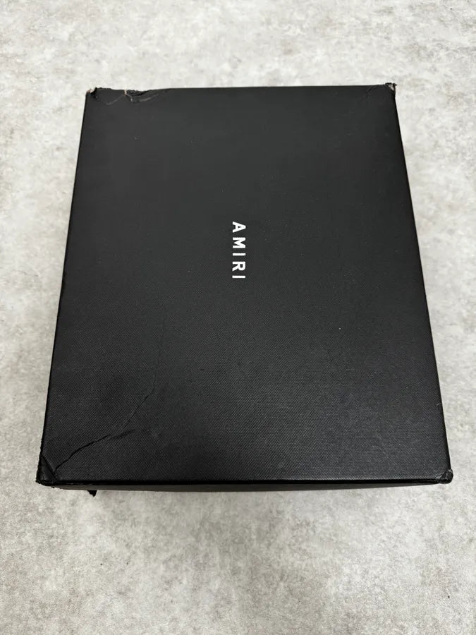 Amiri Black Eroded Suede Leather Zipper Boots GEpYHed 8