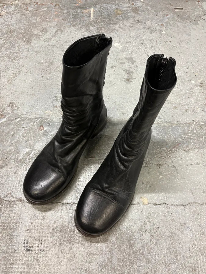 The Last Conspiracy Avant-Garde Black Leather Boots cojEewa 2
