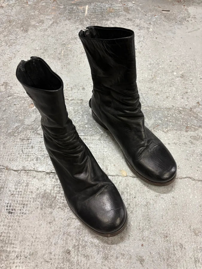 The Last Conspiracy Avant-Garde Black Leather Boots cojEewa 3