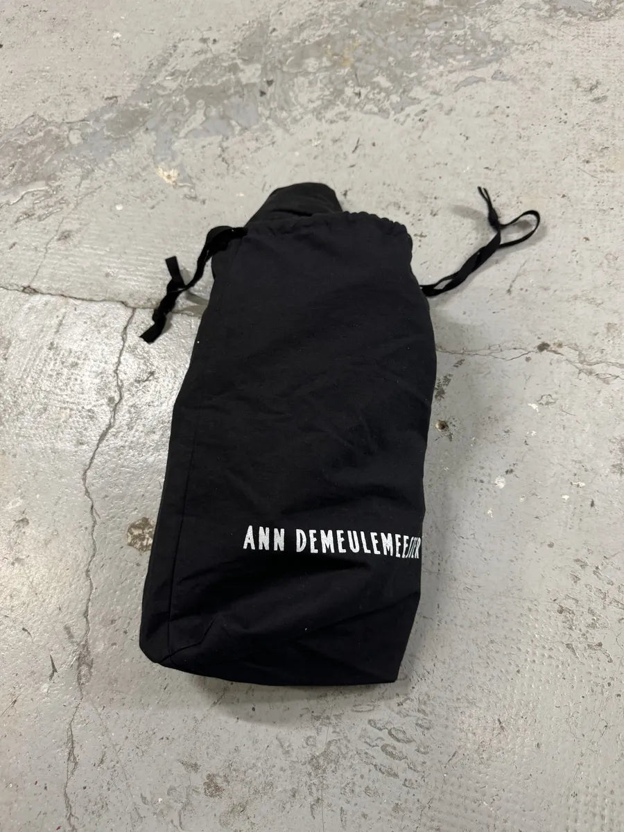 Ann Demeulemeester Black Cracked Biker Leather Jacket (L) eKuaRob 10