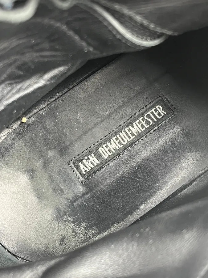2010s Ann Demeulemeester Black Eroded Suede Chelsea Boots MvkNsyG 7