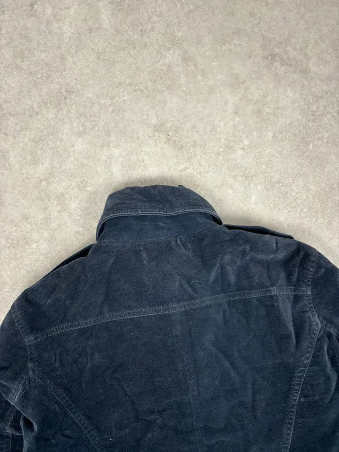 Ann Demeulemeester Cropped Double Breasted Navy Jacket  jaqTvmk 5