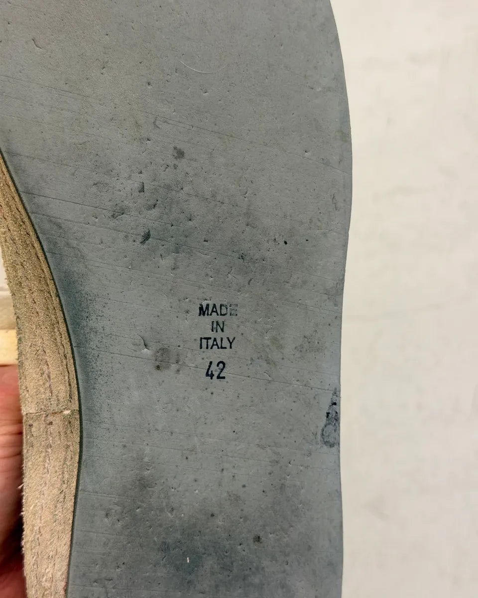 Ann Demeulemeester Faded Pink Suede Lace-Up Sneakers FBeQxIs 10