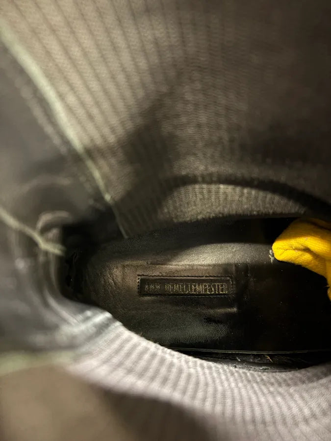 Ann Demeulemeester Khaki Green Suede Leather Boots RXrFdrD 7