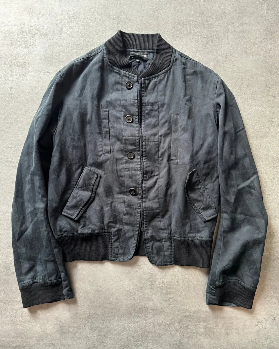 Ann Demeulemeester Navy Shadow Striped Light Jacket qwYgRKt 4