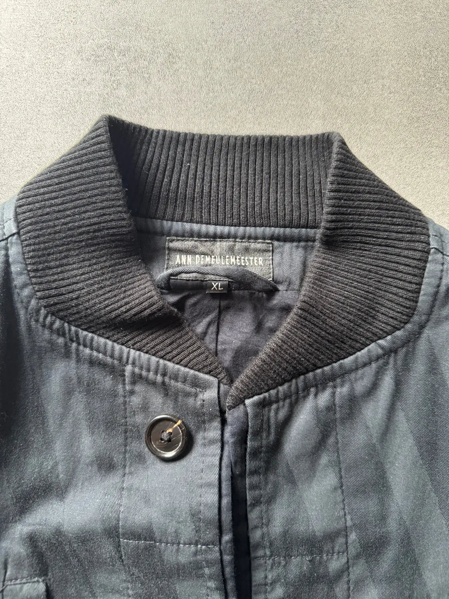 Ann Demeulemeester Navy Shadow Striped Light Jacket qwYgRKt 7