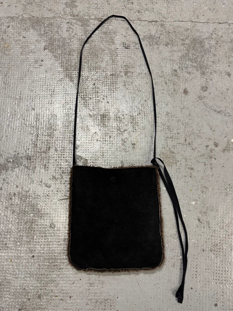 Ann Demeulemeester Shearling Brown Shoulder Bag gFYpGwl 0