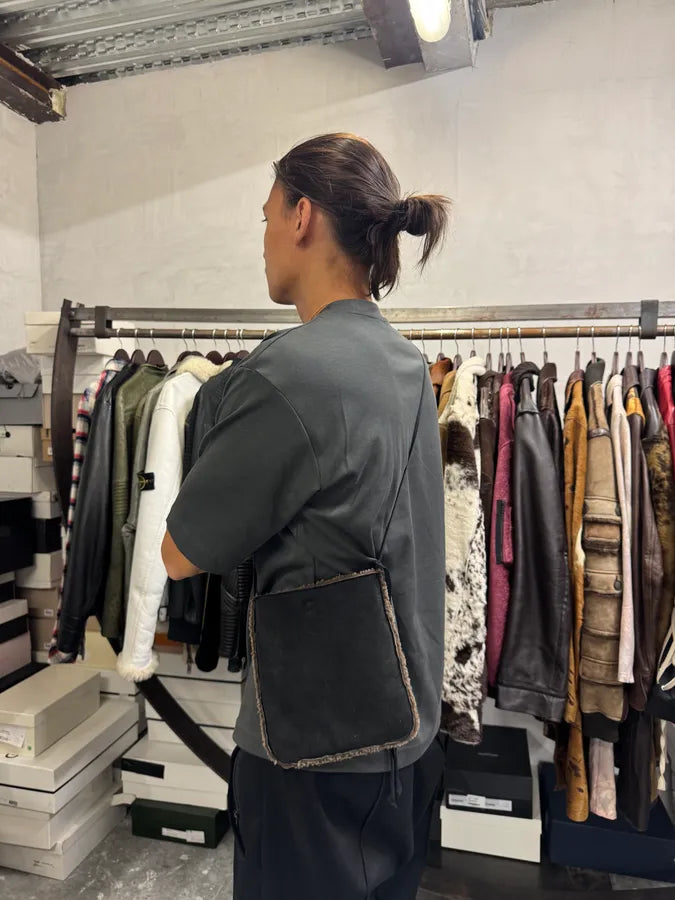 Ann Demeulemeester Shearling Brown Shoulder Bag gFYpGwl 1