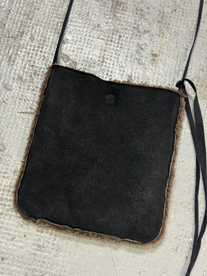 Ann Demeulemeester Shearling Brown Shoulder Bag gFYpGwl 4