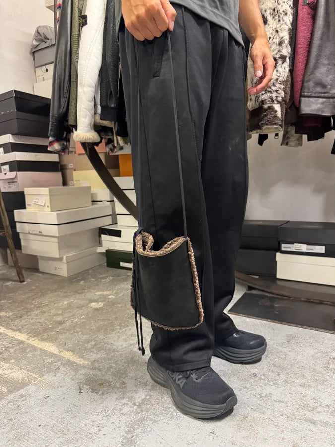 Ann Demeulemeester Shearling Brown Shoulder Bag gFYpGwl 5