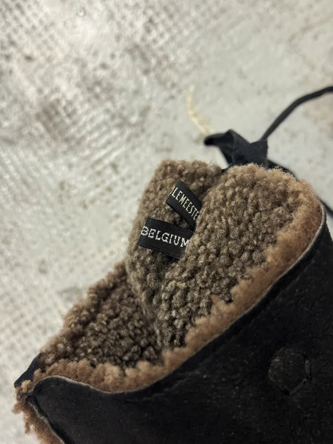 Ann Demeulemeester Shearling Brown Shoulder Bag gFYpGwl 7