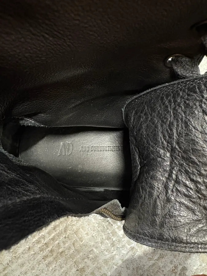 Ann Demeulmeester Black Combat High Boxing Suede Shoes zvpcfKh 9