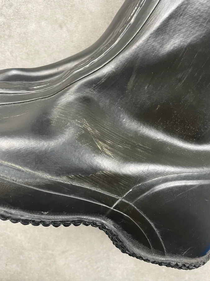 Vintage Army Front Zipper Waterproof Black Boots  cydokdh 6