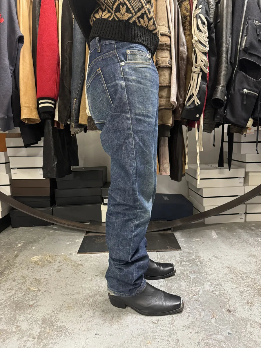 APC Blue Faded Brut Denim Jeans GnxaMSR 2