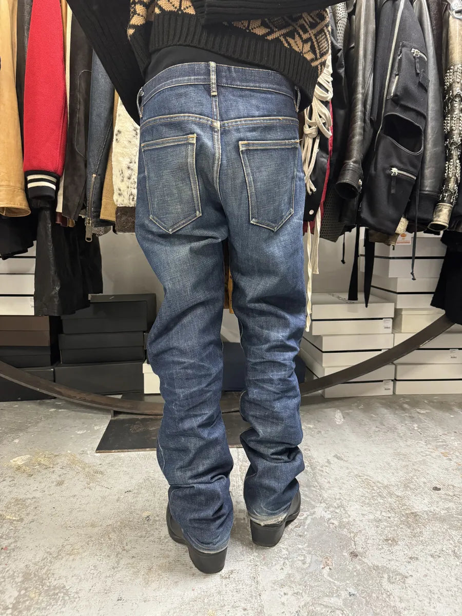 APC Blue Faded Brut Denim Jeans GnxaMSR 3
