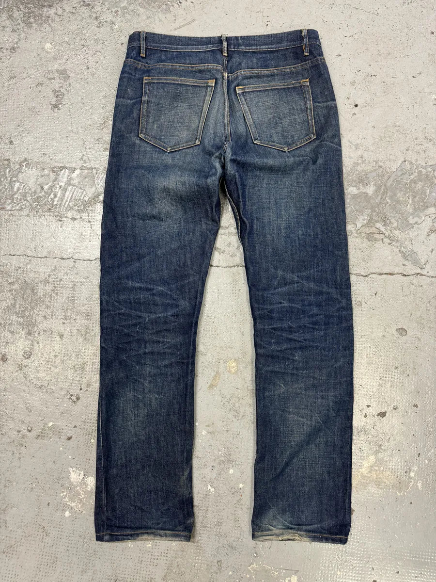 APC Blue Faded Brut Denim Jeans GnxaMSR 4