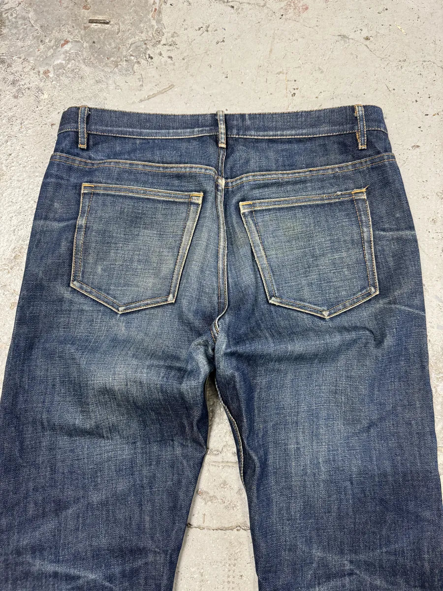 APC Blue Faded Brut Denim Jeans GnxaMSR 6