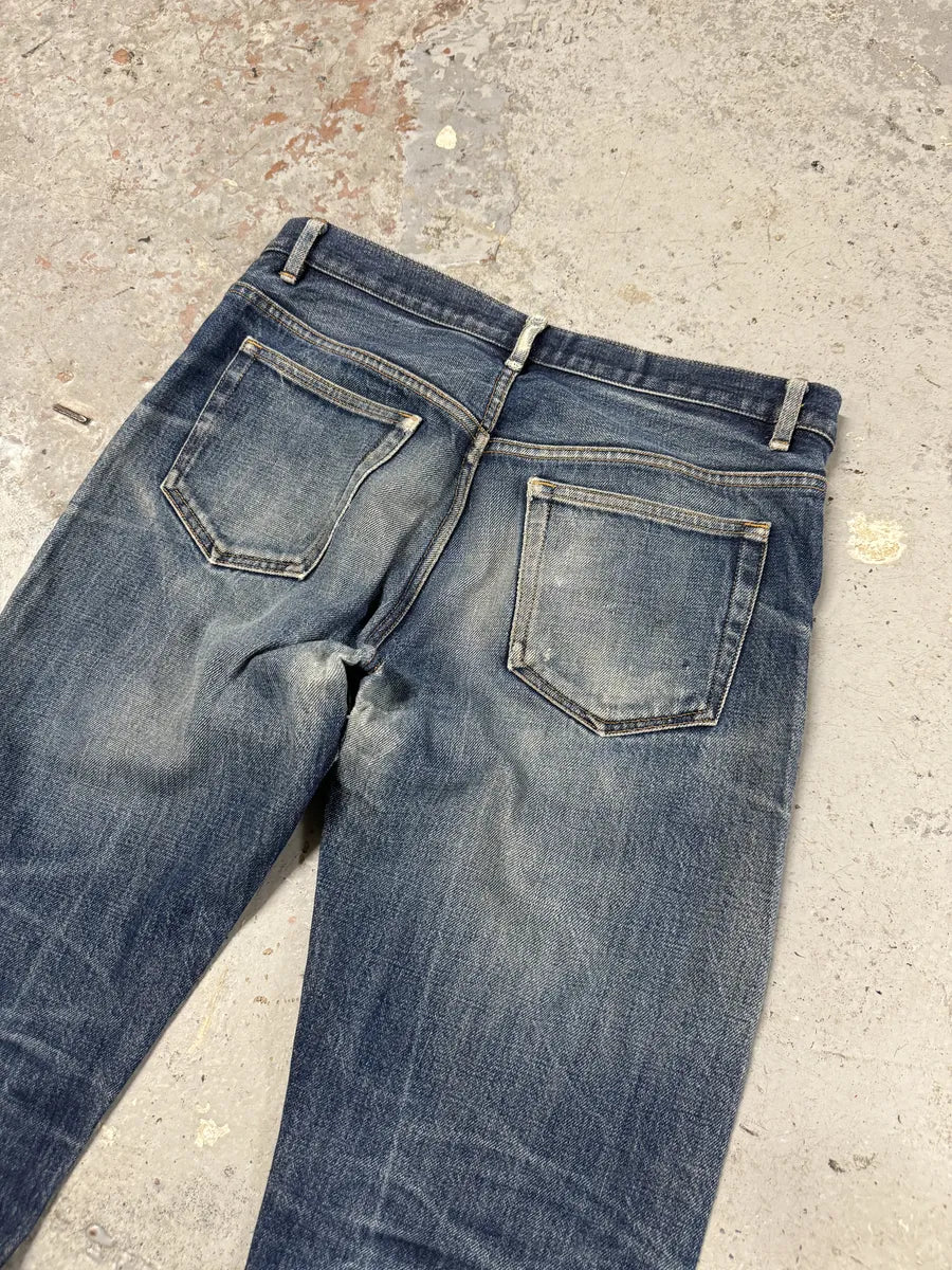 APC New Standard Blue Faded Denim Jeans EVbrrOd 2