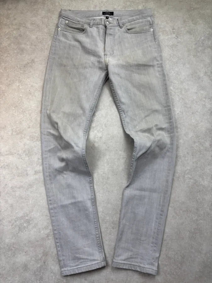 A.P.C. Slim Grey Denim Jeans UdtdKRO 0
