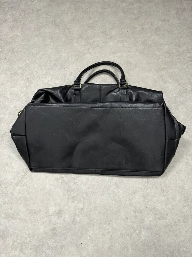 Archive Black Leather Week-End Handle Bag DdEsEPR 5