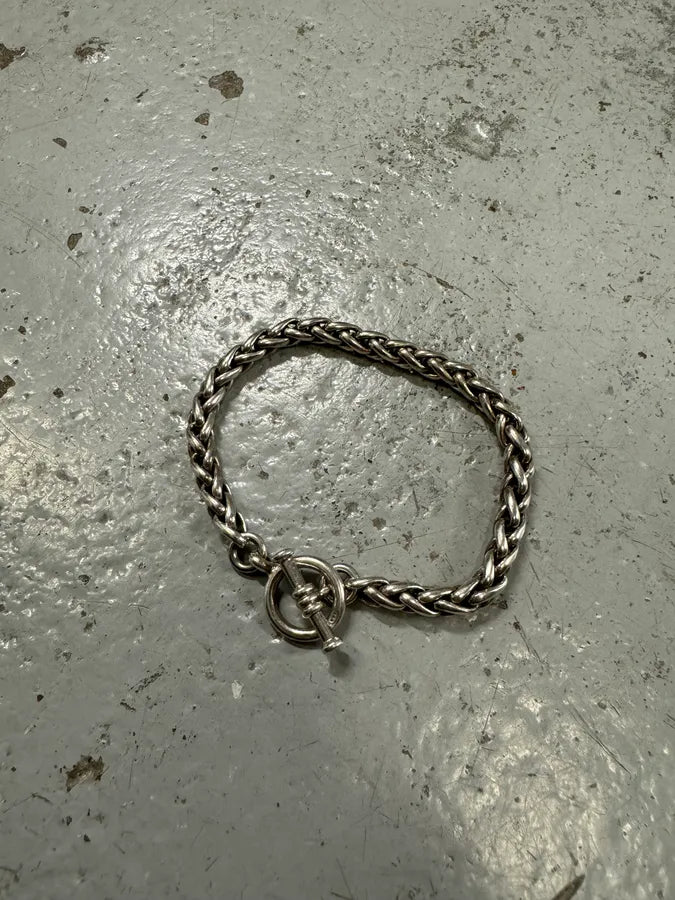 Archive Silver 925 Palm Tree Anchor Chain Bracelet YphcglT 3