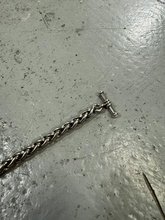 Archive Silver 925 Palm Tree Anchor Chain Bracelet YphcglT 6