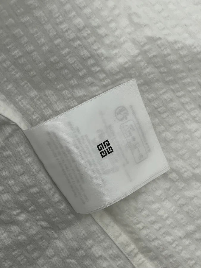 Givenchy White Shirt With 4G Embroidered cjrWdXP 11