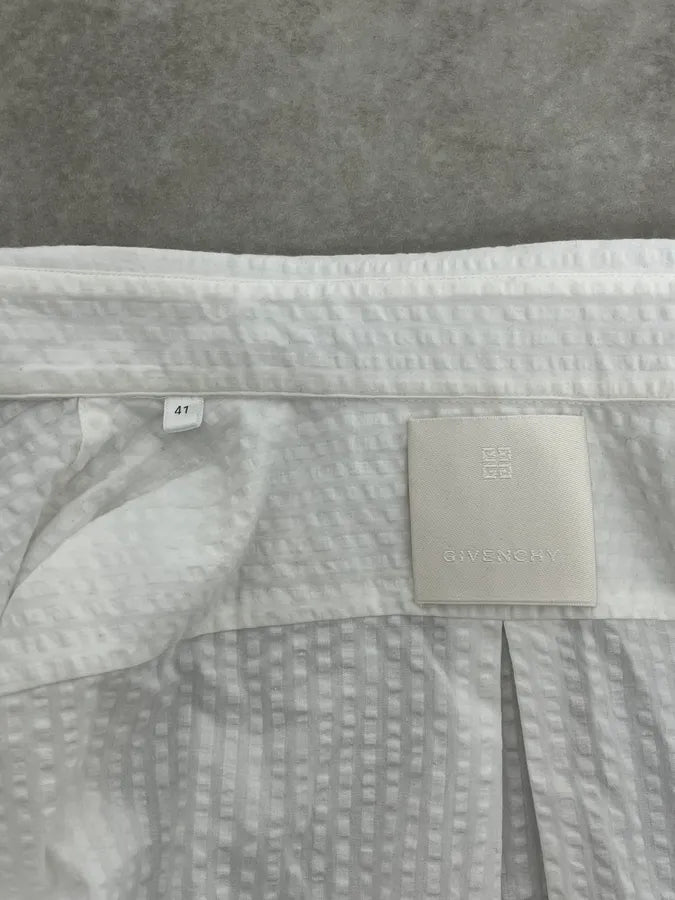 Givenchy White Shirt With 4G Embroidered cjrWdXP 8