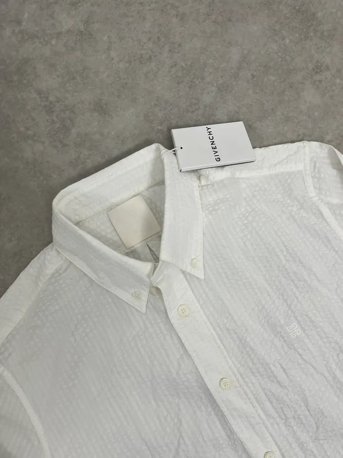 Givenchy White Shirt With 4G Embroidered cjrWdXP 3